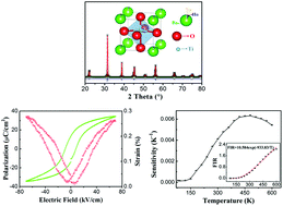 Graphical abstract: Large electrostrain and high optical temperature sensitivity in BaTiO3-(Na0.5Ho0.5)TiO3 multifunctional ferroelectric ceramics