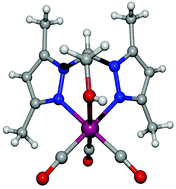 Graphical abstract: Synthesis and solution stability of water-soluble κ2N,κO-bis(3,5-dimethylpyrazolyl)ethanol manganese(i) tricarbonyl bromide (CORM-ONN1)