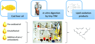 Graphical abstract: Malondialdehyde and 4-hydroxy-2-hexenal are formed during dynamic gastrointestinal in vitro digestion of cod liver oils