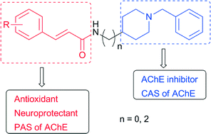 Graphical abstract: Synthesis and evaluation of donepezil–ferulic acid hybrids as multi-target-directed ligands against Alzheimer's disease