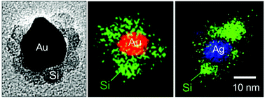 Graphical abstract: Silicon nanocrystal-noble metal hybrid nanoparticles