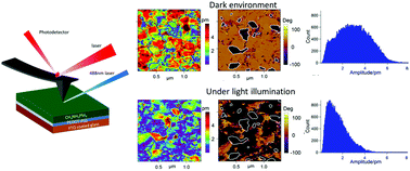 Graphical abstract: Photo-induced ferroelectric switching in perovskite CH3NH3PbI3 films