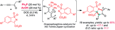 Graphical abstract: Stereoselective synthesis of cyclopentanone-fused benzosultams through Tomita zipper cyclization