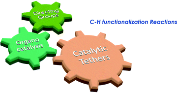 Graphical abstract: Advances in the development of catalytic tethering directing groups for C–H functionalization reactions