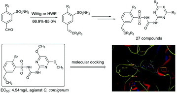 Graphical abstract: Design, synthesis and SAR study of novel sulfonylureas containing an alkenyl moiety