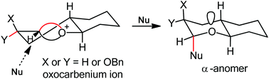 Graphical abstract: Bent bonds (τ) and the antiperiplanar hypothesis, and the reactivity at the anomeric center in pyranosides