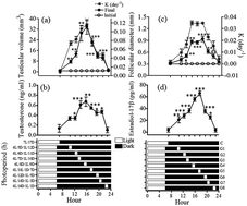 Graphical abstract: Photoperiodic time measurement and photoentrainment of a circadian locomotor activity rhythm in subtropical tree sparrows