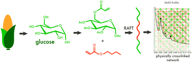 Graphical abstract: Sustainable glucose-based block copolymers exhibit elastomeric and adhesive behavior