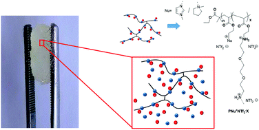 Graphical abstract: Poly(ionic liquid)s with controlled architectures and their use in the making of ionogels with high conductivity and tunable rheological properties