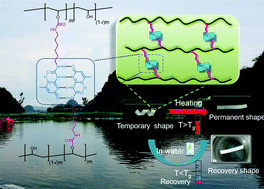 Graphical abstract: Thermo- and water-induced shape memory poly(vinyl alcohol) supramolecular networks crosslinked by self-complementary quadruple hydrogen bonding