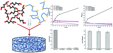 Graphical abstract: Injectable cationic hydrogels with high antibacterial activity and low toxicity