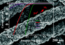 Graphical abstract: Electrospun carbon nanofiber@CoS2 core/sheath hybrid as an efficient all-pH hydrogen evolution electrocatalyst