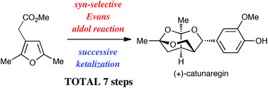 Graphical abstract: Concise asymmetric total synthesis of catunaregin