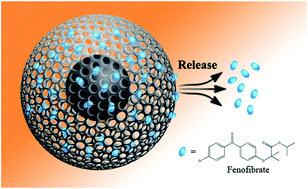 Graphical abstract: Improving the dissolution of fenofibrate with yeast cell-derived hollow core/shell carbon microparticles