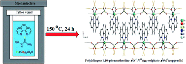 Graphical abstract: Poly[diaquo(1,10-phenanthroline-κ2N1:N10)(μ2-sulphato-κ2O:O′)copper(ii)]: hydrothermal synthesis, crystal structure and magnetic properties