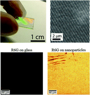 Graphical abstract: Fluorescence-enhancing plasmonic silver nanostructures using azopolymer lithography