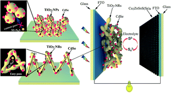 Graphical abstract: High-yield synthesis of “oriented attachment” TiO2 nanorods as superior building blocks of photoanodes in quantum dot sensitized solar cells