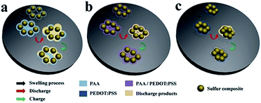 Graphical abstract: PAA/PEDOT:PSS as a multifunctional, water-soluble binder to improve the capacity and stability of lithium–sulfur batteries