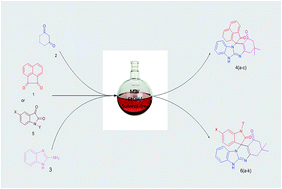 Graphical abstract: A catalyst-free, one-pot multicomponent synthesis of spiro-benzimidazoquinazolinones via a Knoevenagel–Michael-imine pathway: a microwave assisted approach