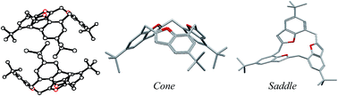 Graphical abstract: Synthesis, structural properties, electrophilic substitution reactions and DFT computational studies of calix[3]benzofurans