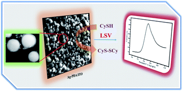 Graphical abstract: Simple and facile preparation of silver–polydopamine (Ag–PDA) core–shell nanoparticles for selective electrochemical detection of cysteine