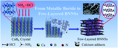 Graphical abstract: Facile one-step and high-yield synthesis of few-layered and hierarchically porous boron nitride nanosheets