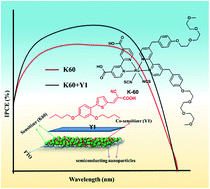 Graphical abstract: High performance dye-sensitized solar cell from a cocktail solution of a ruthenium dye and metal free organic dye