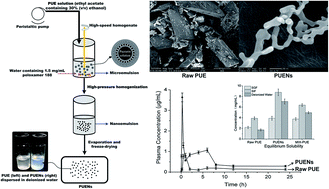 Graphical abstract: Preparation, characterization and bioavailability of oral puerarin nanoparticles by emulsion solvent evaporation method