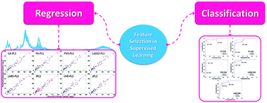 Graphical abstract: On feature selection for supervised learning problems involving high-dimensional analytical information