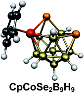 Graphical abstract: Polyhedral cobaltadiselenaboranes: nido structures without bridging hydrogens