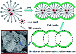 Graphical abstract: Dispersed gold nanoparticles supported in the pores of flower-like macrocellular siliceous foams based on an ionic liquid as catalysts for reduction