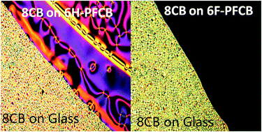 Graphical abstract: Semi fluorinated polymers as surface energy controlled layers for liquid crystal alignment