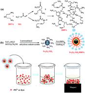 Graphical abstract: Facile crosslinking synthesis of hyperbranch-substrate nanonetwork magnetite nanocomposite for the fast and highly efficient removal of lead ions and anionic dyes from aqueous solutions