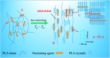 Graphical abstract: High-performance poly(lactide) composites by construction of network-like shish-kebab crystals