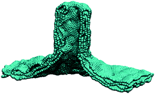 Graphical abstract: Template-directed growth and mechanical properties of carbon nanotube–graphene junctions with nano-fillets: molecular dynamic simulation