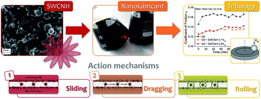 Graphical abstract: Improved tribological and thermal properties of lubricants by graphene based nano-additives