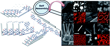 Graphical abstract: Bis-naphthalimides bridged by electron acceptors: optical and self-assembly characteristics