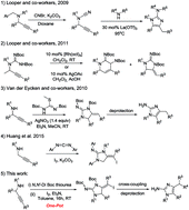 Graphical abstract: Iodine-mediated regioselective guanylation-amination of propargylamines towards the synthesis of diversely substituted 2-aminoimidazoles