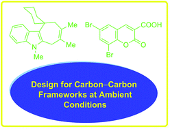 Graphical abstract: Design for carbon–carbon bond forming reactions under ambient conditions