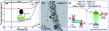 Graphical abstract: Photoresponse properties based on CdS nanoparticles deposited on multi-walled carbon nanotubes
