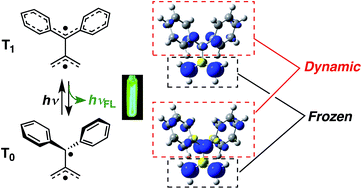 Graphical abstract: Ab initio and first principles theoretical investigations of triplet–triplet fluorescence in trimethylenemethane biradicals