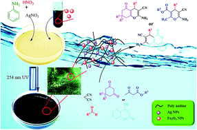 Graphical abstract: Facile in situ synthesis and characterization of a novel PANI/Fe3O4/Ag nanocomposite and investigation of catalytic applications