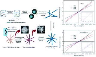 Graphical abstract: Bimagnetic urchin-like Co3O4/CoFe2O4 nanocomposites: synthesis and magnetic properties