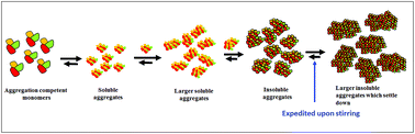 Graphical abstract: Modulations in the self-assembly of bovine serum albumin by enhanced depolymerisation and condensation induced upon stirring