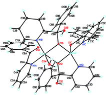 Graphical abstract: Unprecedented copper(ii) mediated in situ formation of gem-diol binuclear complexes: a combined experimental and computational study