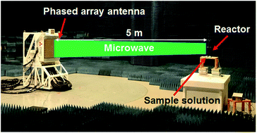 Graphical abstract: A novel phased array antenna system for microwave-assisted organic syntheses under waveguideless and applicatorless setup conditions