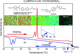 Graphical abstract: Wide blue phase range observed in simple binary mixture systems containing rodlike racemic biphenyl mesogens with 2-octyloxy tails