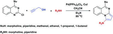 Graphical abstract: Synthesis of novel 1,5-disubstituted pyrrolo[1,2-a]quinazolines and their evaluation for anti-bacterial and anti-oxidant activities