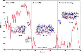 Graphical abstract: Effects of temperature, pH and counterions on the stability of peptide amphiphile nanofiber structures