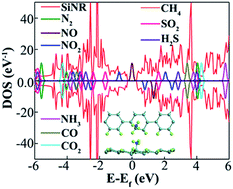Graphical abstract: A theoretical study of gas adsorption on silicene nanoribbons and its application in a highly sensitive molecule sensor